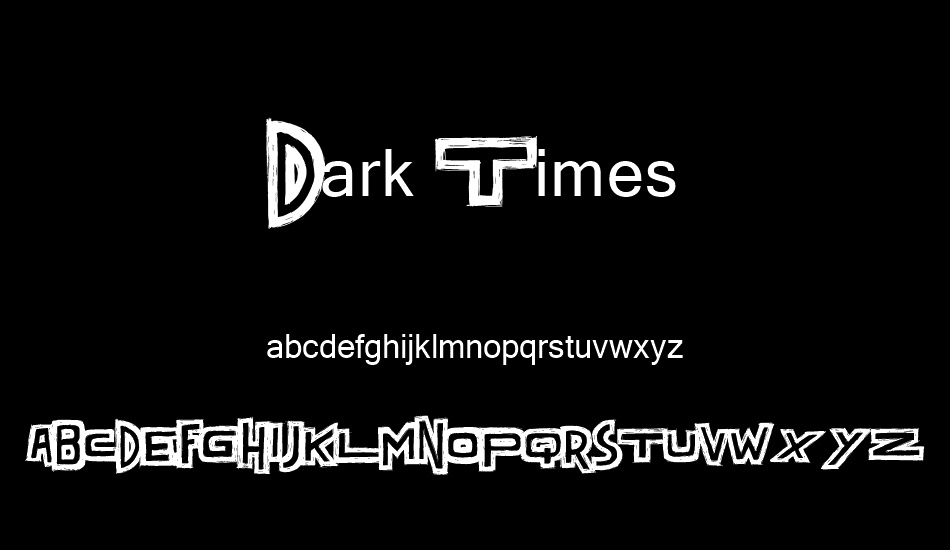 Dark Times font