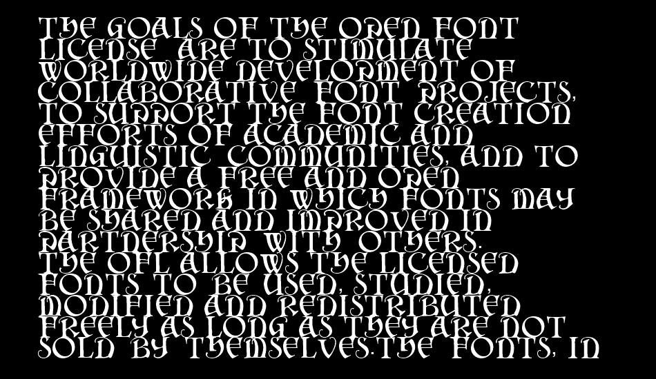 Darkenstone font 1