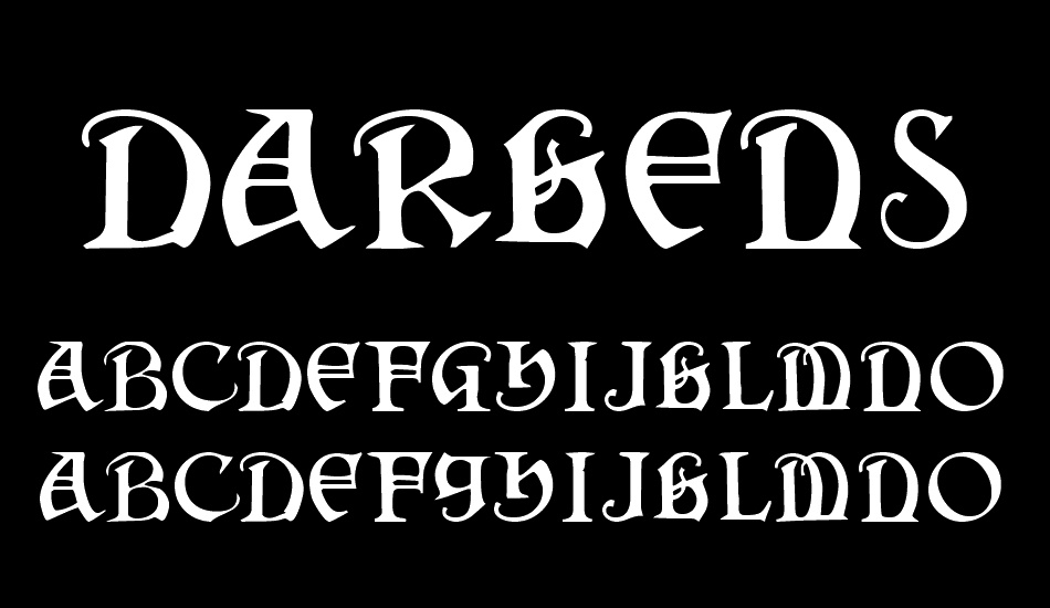 Darkenstone font