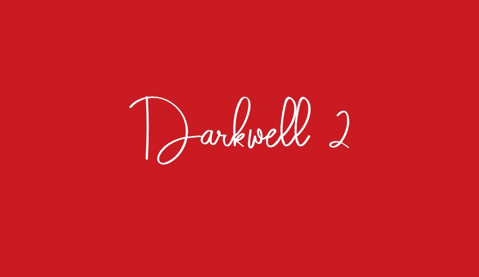 Darkwell 2 Regular DEMO font big