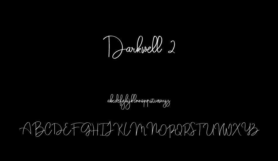 Darkwell 2 Regular DEMO font