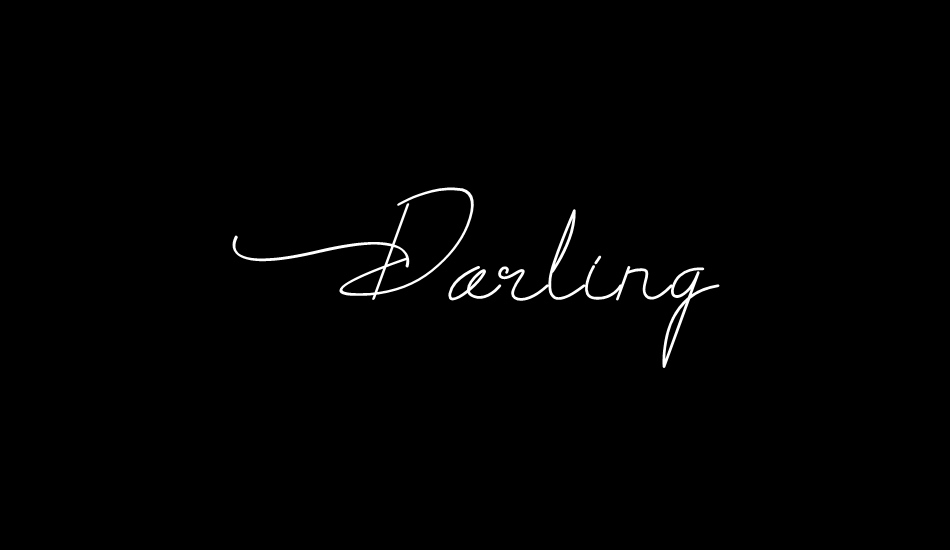 Darling font big