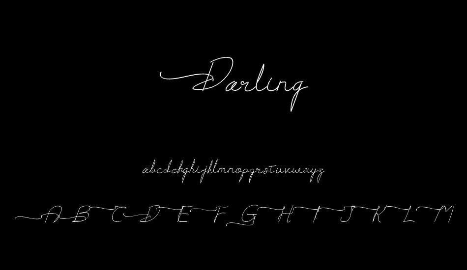 Darling font