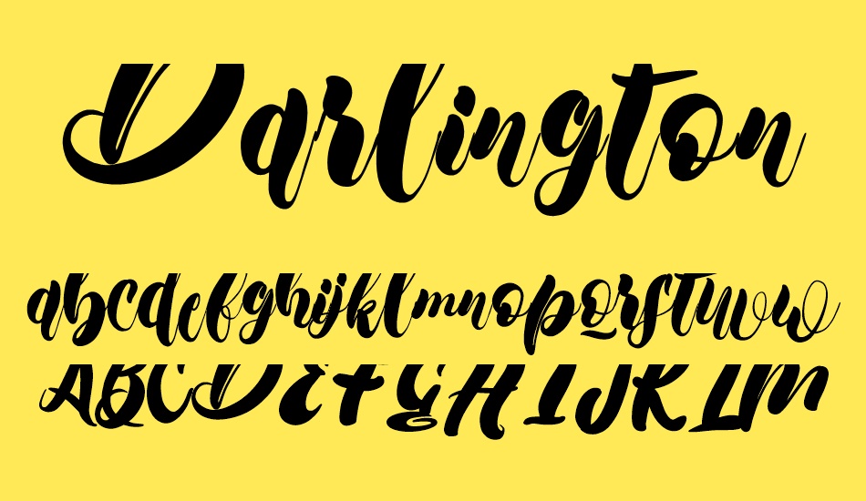 darlington font