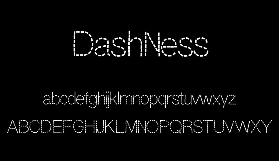 DashNess font