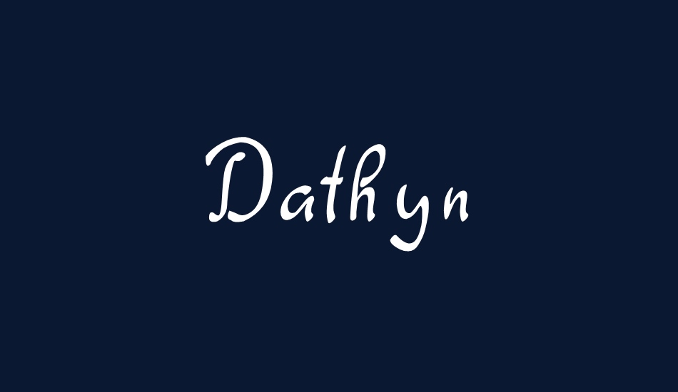 Dathyn font big