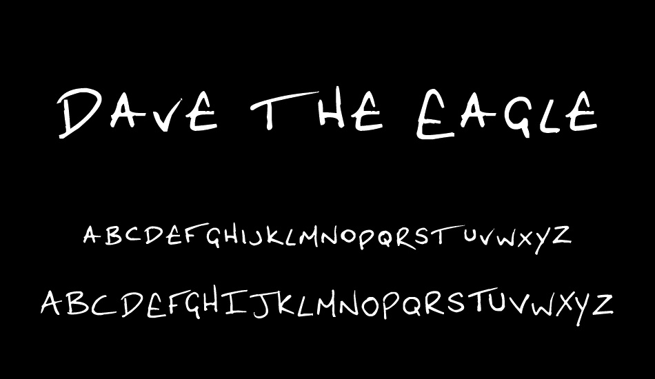 Dave the Eagle font