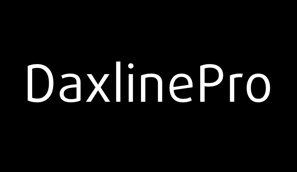 DaxlinePro font big