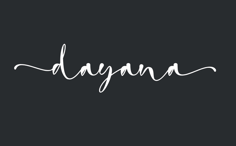 Dayana font big