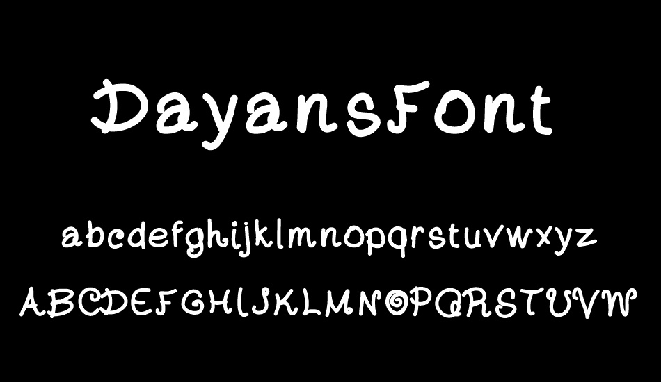 DayansFont font