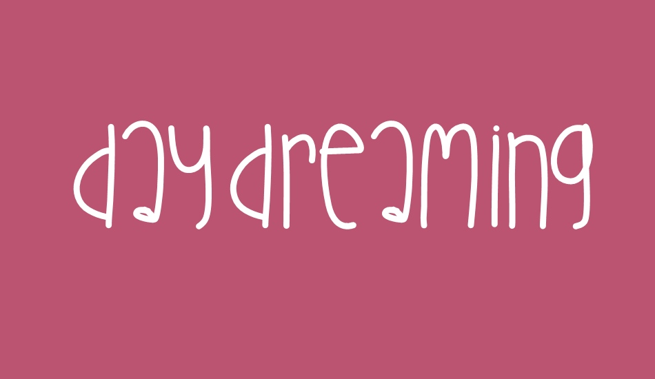 DayDreaming font big