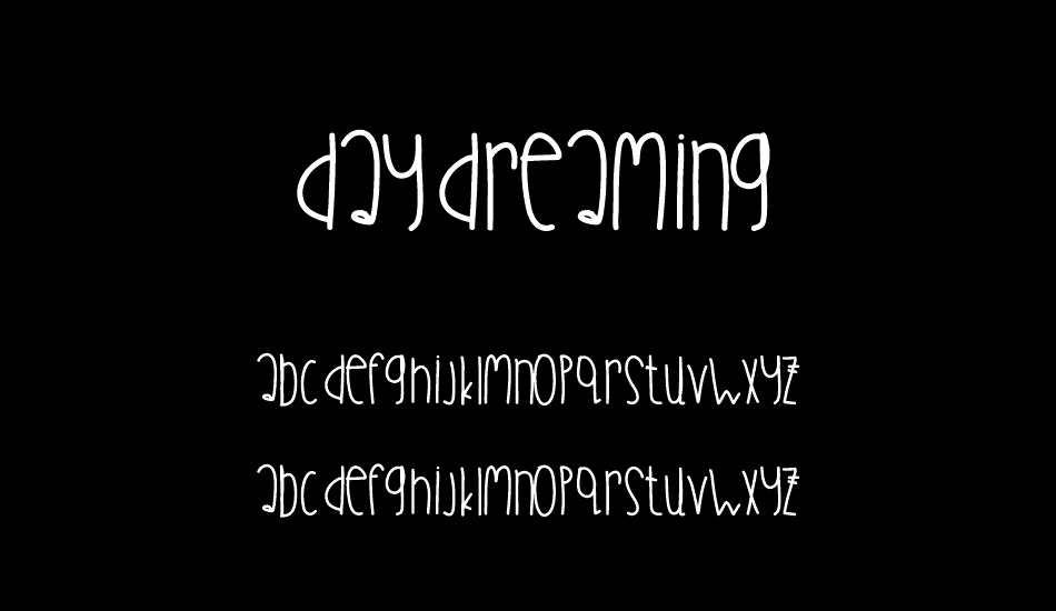 DayDreaming font