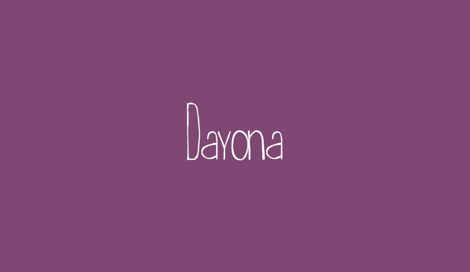 Dayona font big