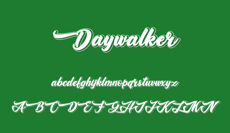 Daywalker font