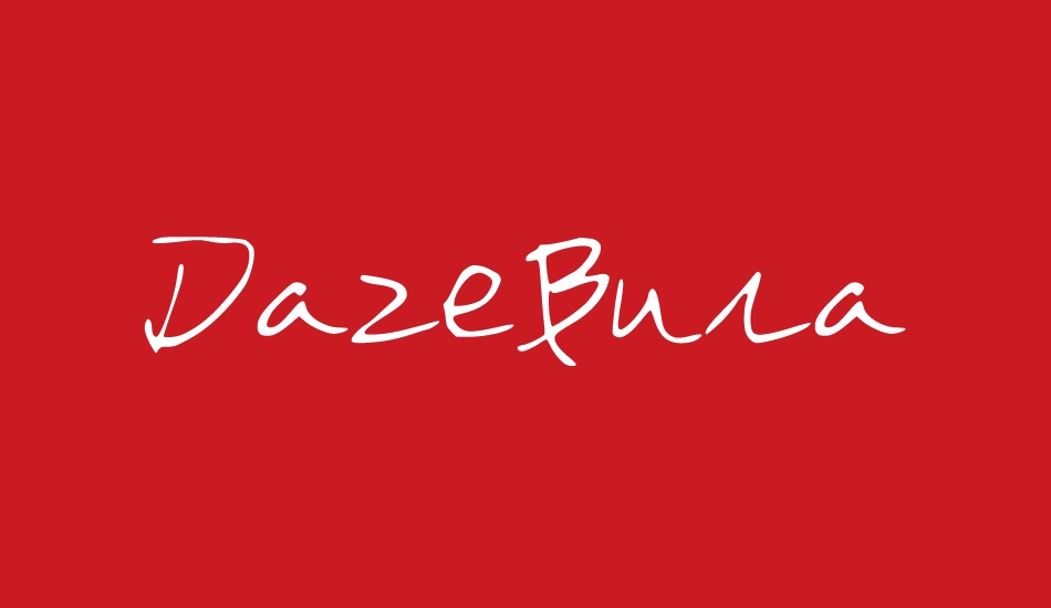 DazeBuna font big