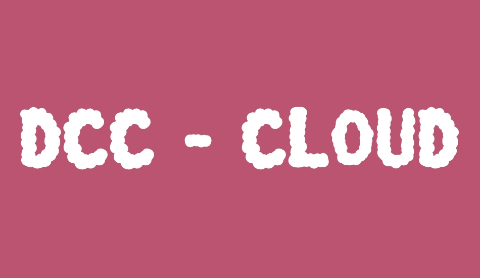 DCC - Cloud font big