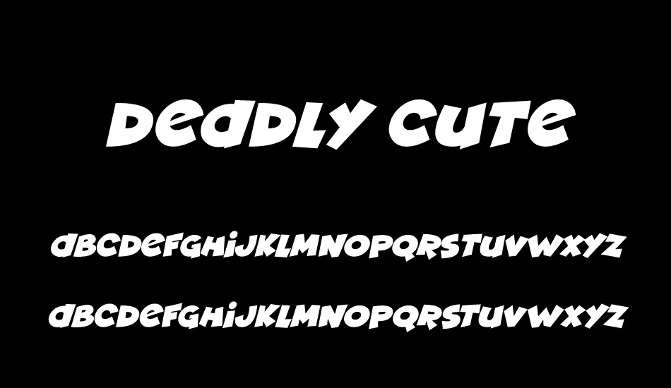 Deadly Cute font