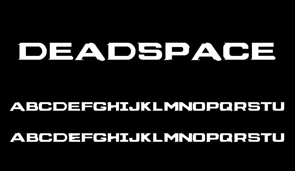 DeadSpaceTitleFont font