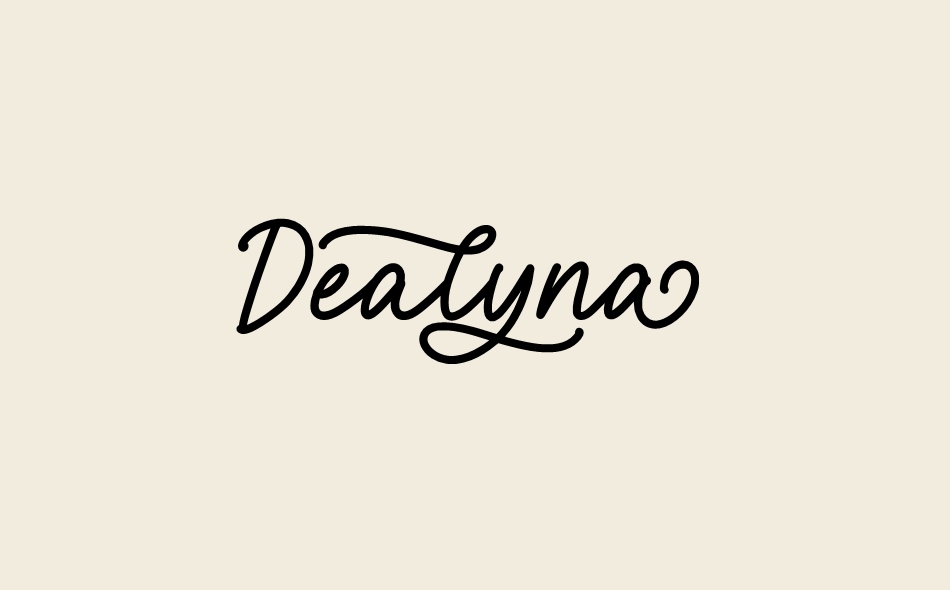 Dealyna font big