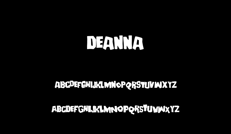 Deanna font