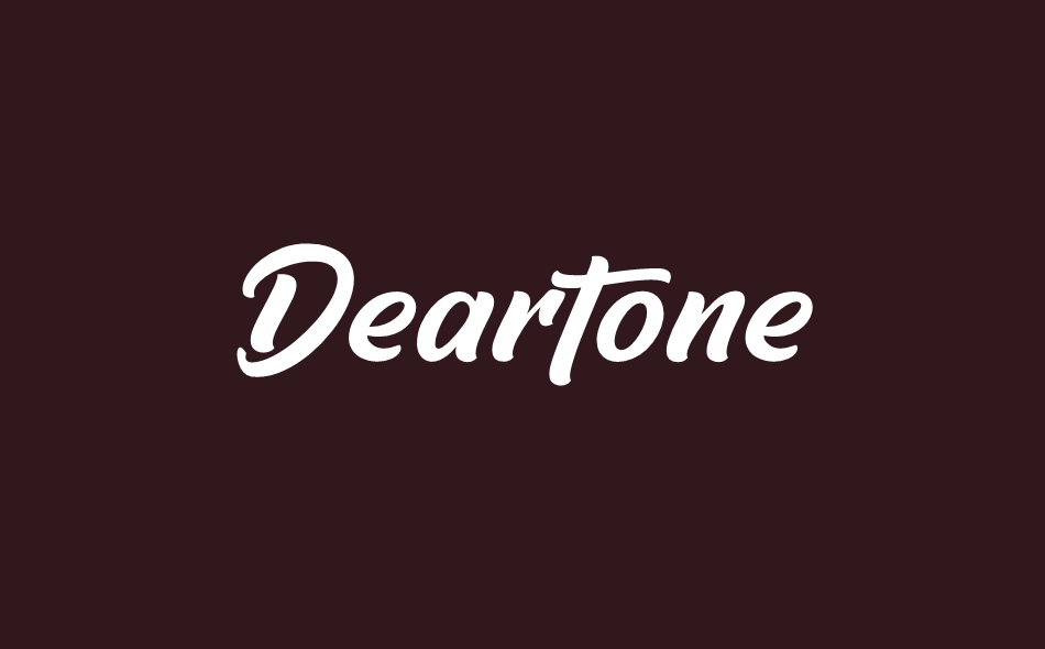 Deartone font big