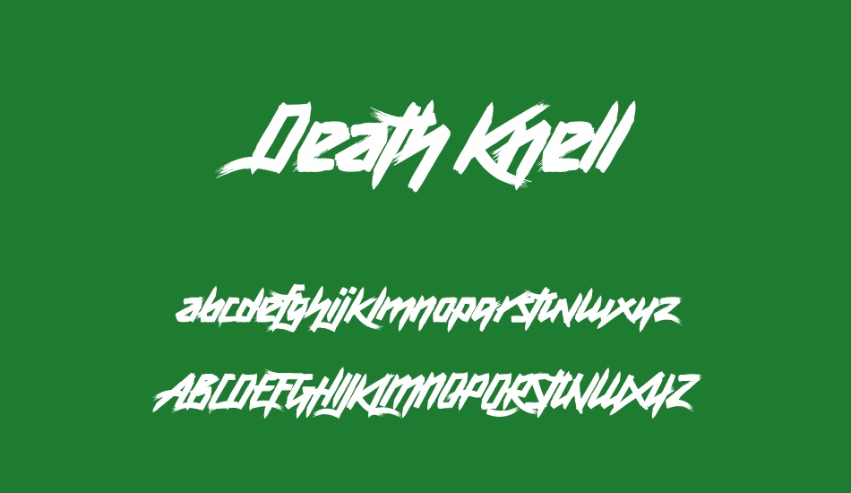 Death Knell font