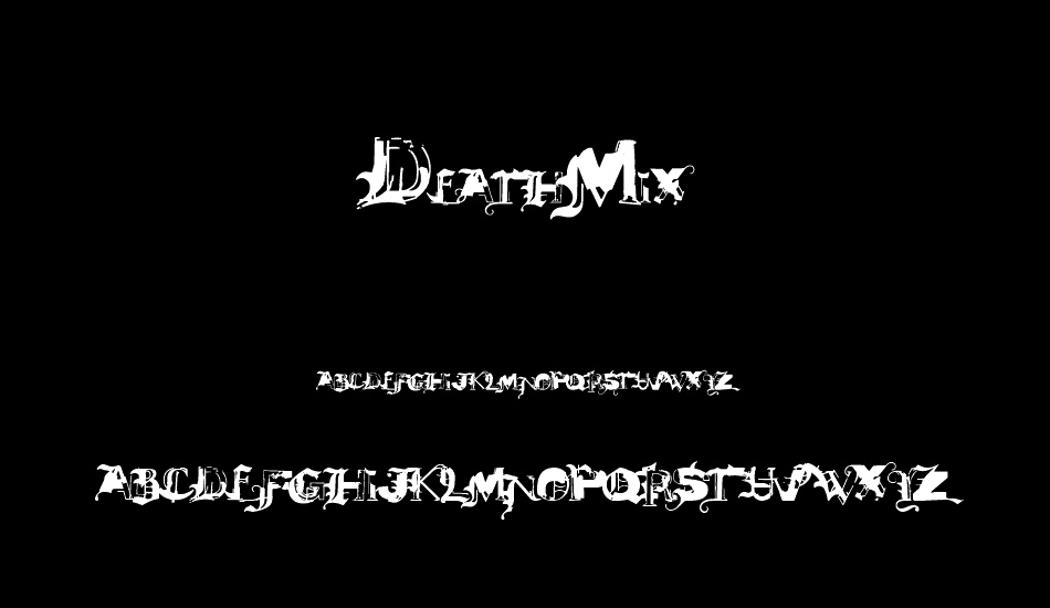 DeathMix font