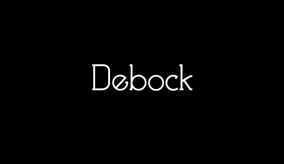 Debock Personal Use font big