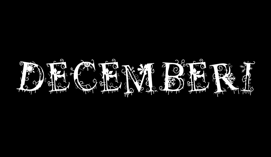 decemberice font big