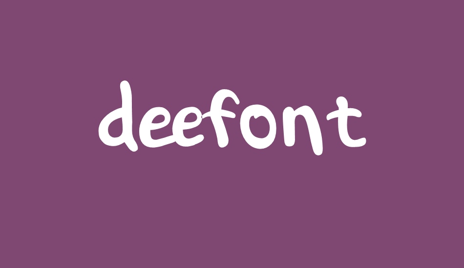 deefont font big