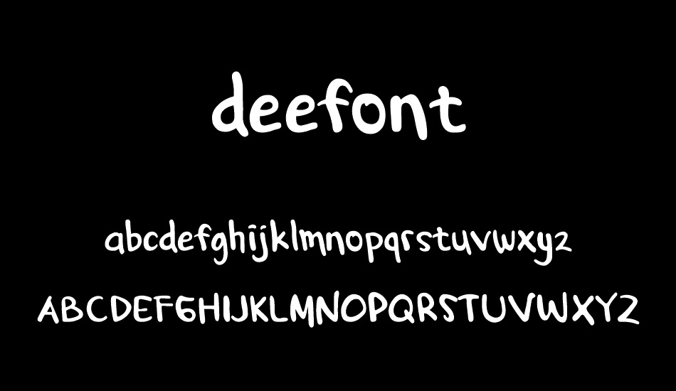 deefont font