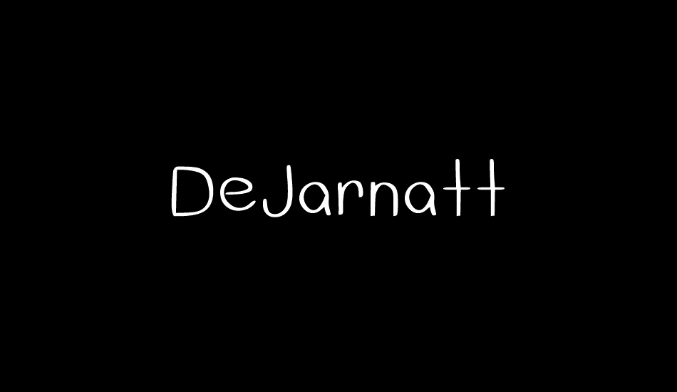 DeJarnatt font big