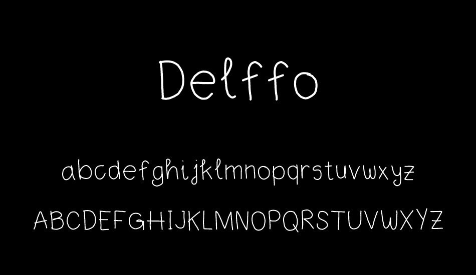 Delffo font