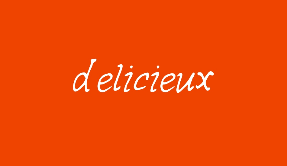 delicieux font big