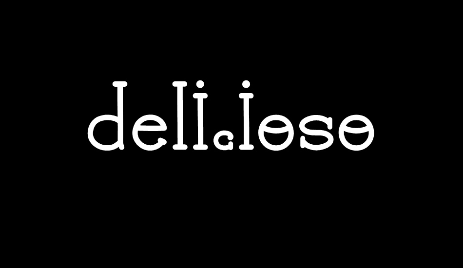 Delicioso font big