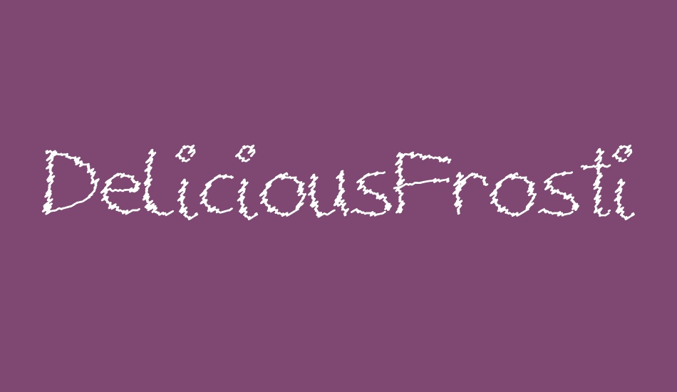 DeliciousFrosting font big