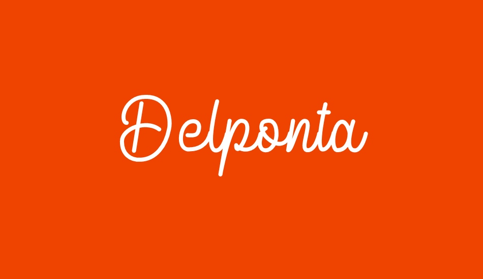 Delponta font big