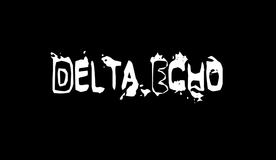 Delta Echo font big