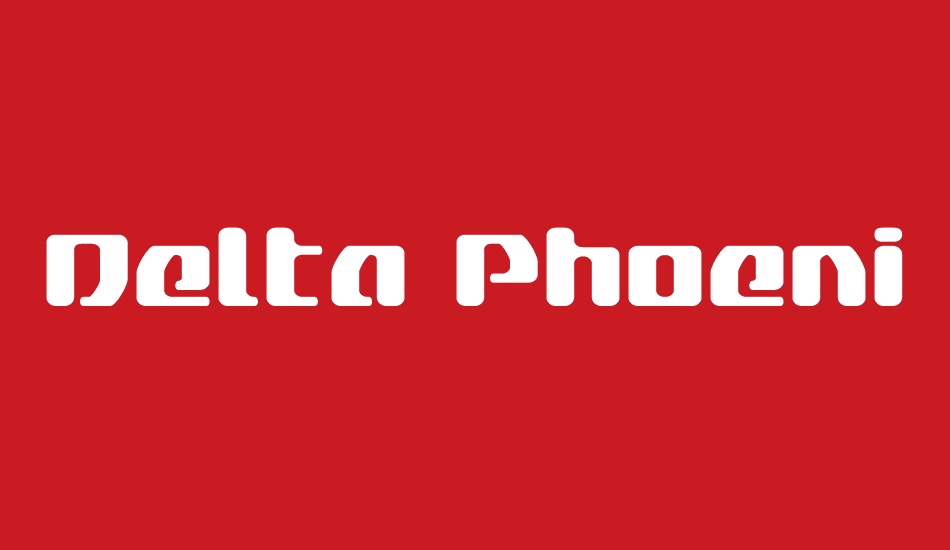 Delta Phoenix font big