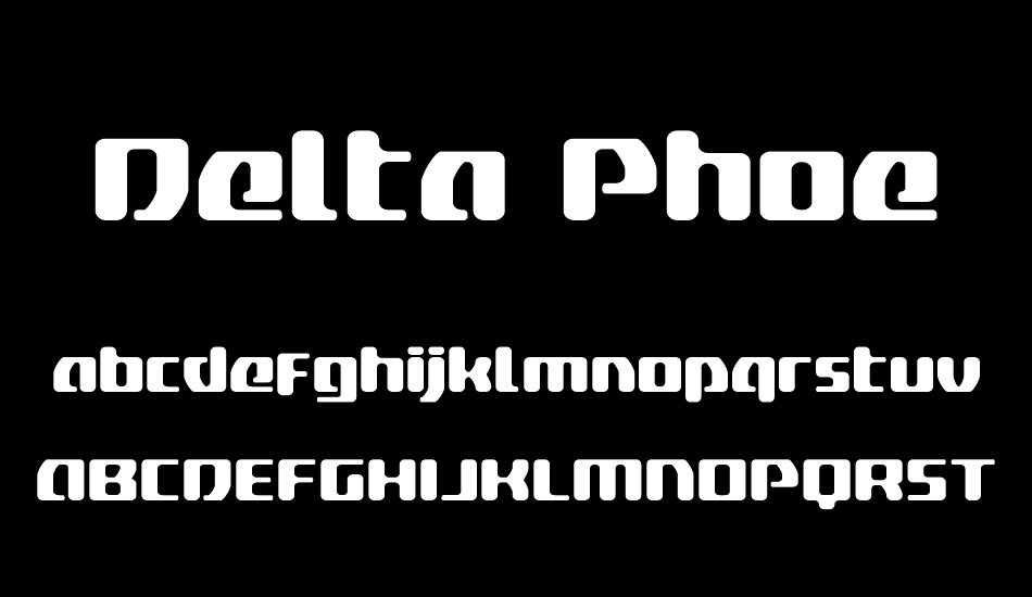 Delta Phoenix font