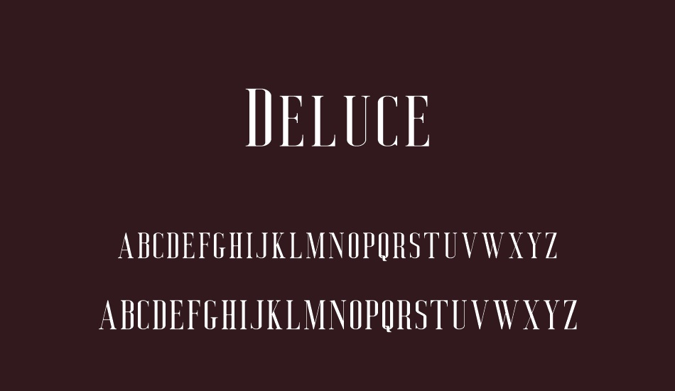 Deluce Free font