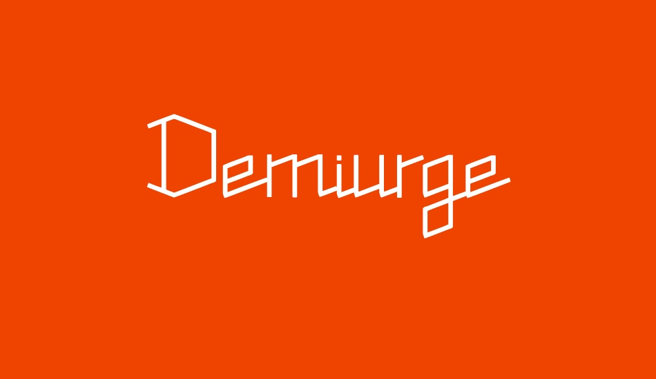 Demiurge font big