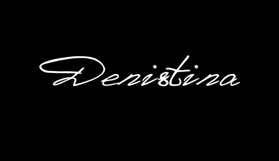 Denistina font big