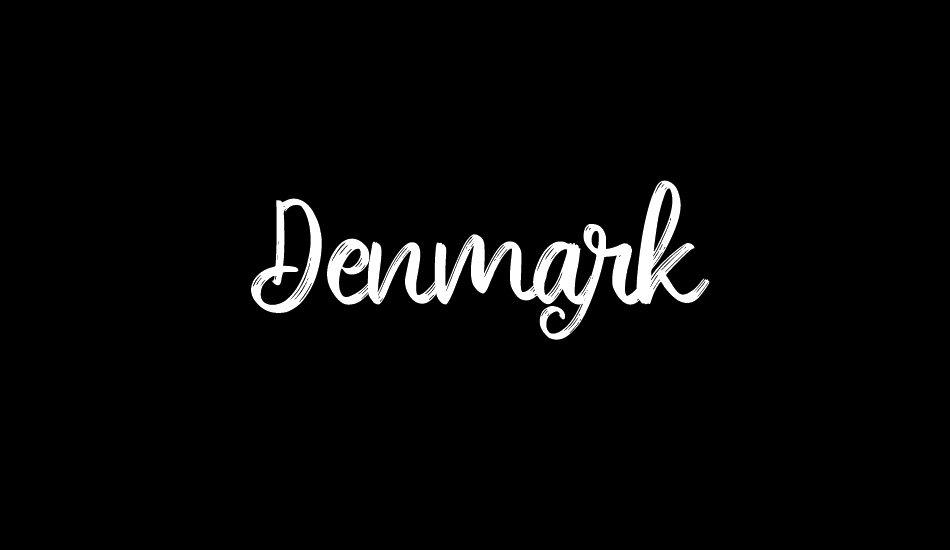 Denmark font big