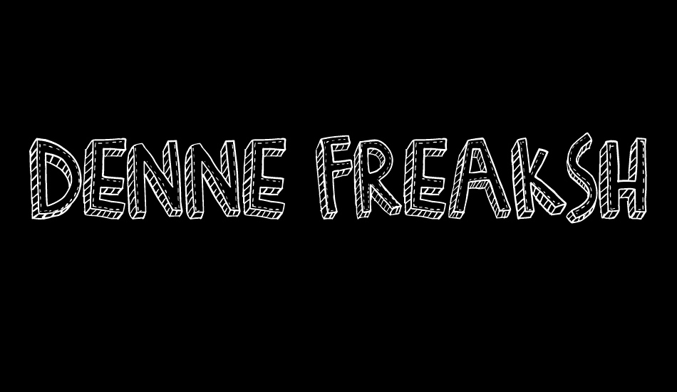 Denne Freakshow font big