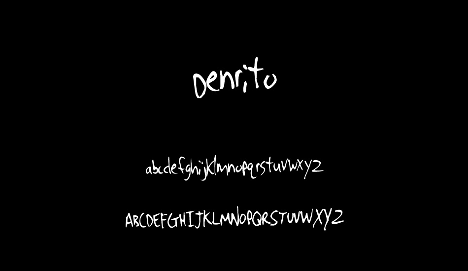 Denrito font