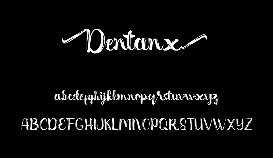 Dentanx font