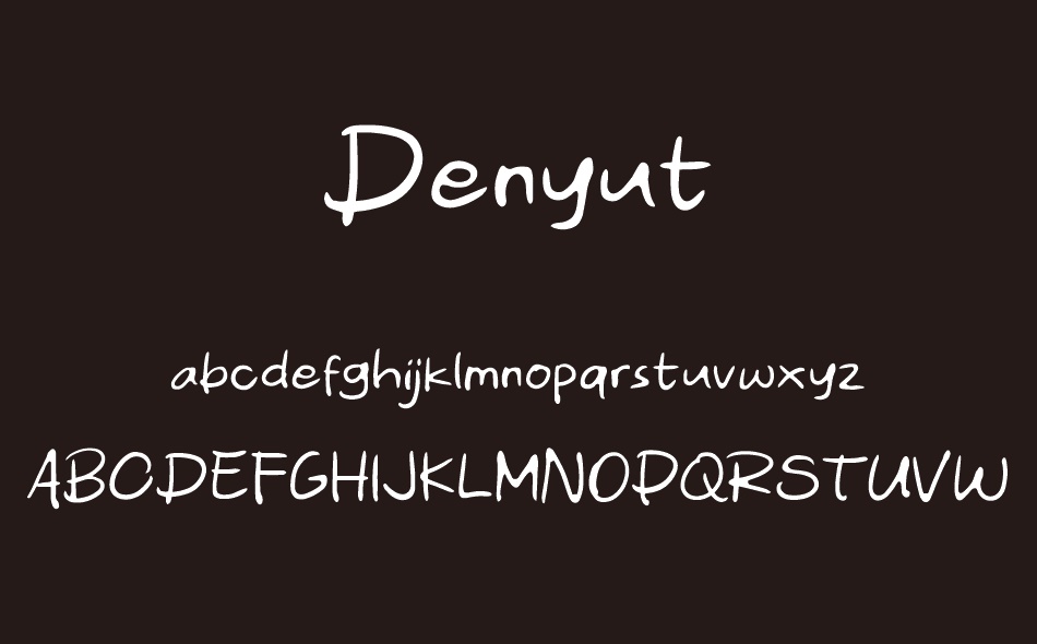 Denyut font