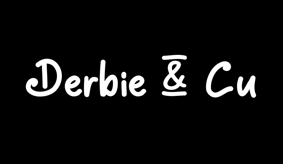 Derbie & Cuttie Demo font big