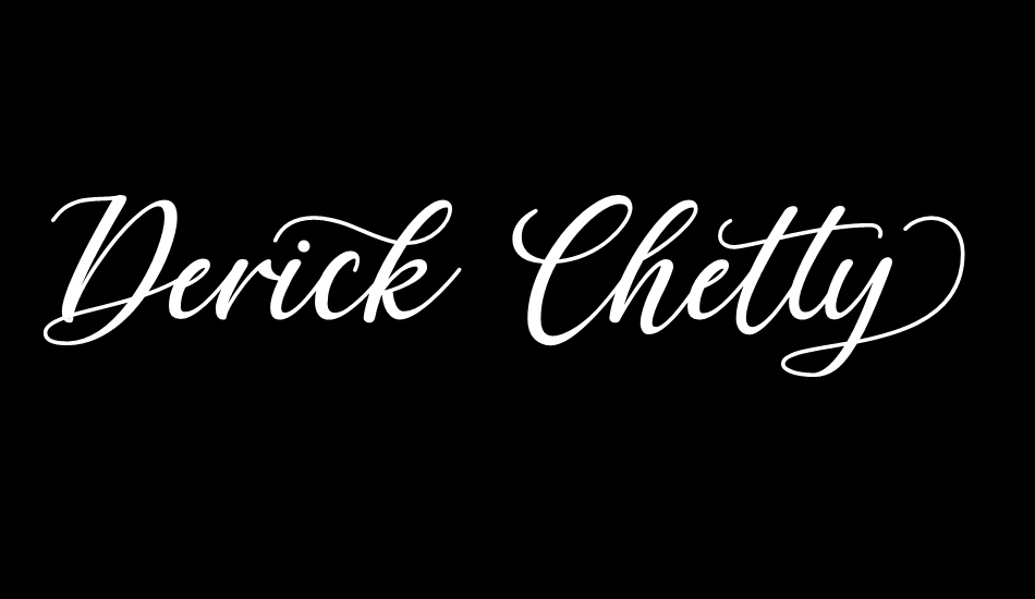 Derick Chetty font big